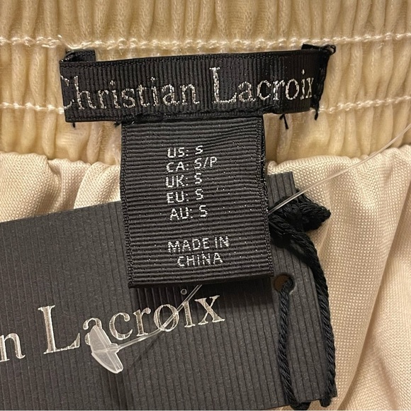 CHRISTIAN LACROIX Velvet Wide Leg Pants - Picture 4 of 6